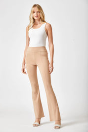 Khaki Magic Flare Pants in Eleven Colors | Pants Daverri Fashions