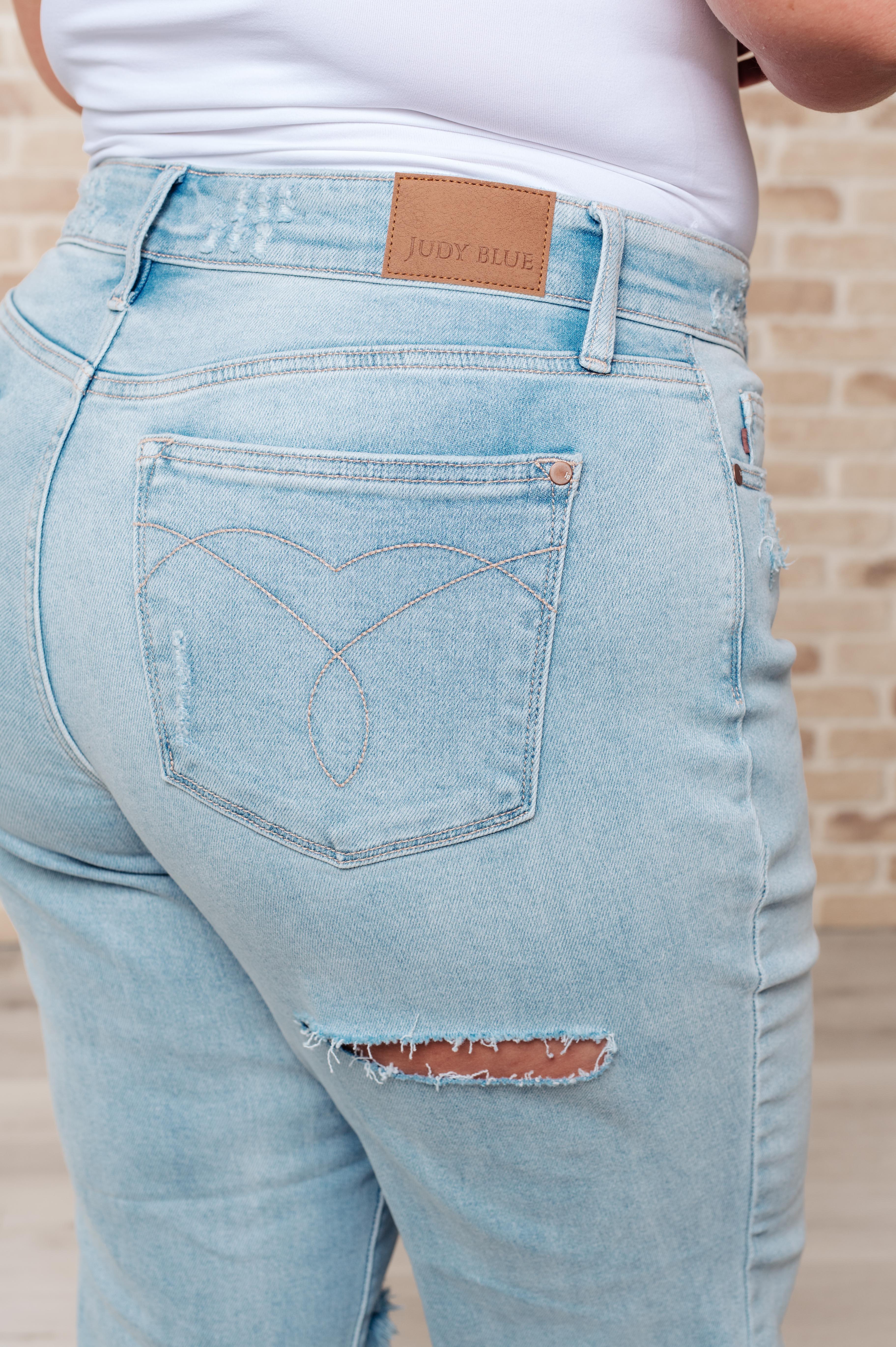 Judy Blue High Rise 90's Straight Jeans | Jeans Daverri Fashions