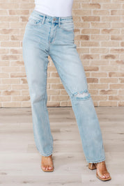 Judy Blue High Rise 90's Straight Jeans | Jeans Daverri Fashions