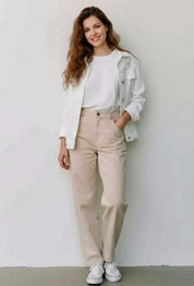 Distressed White Denim Jacket | Denim Jackets Daverri Fashions