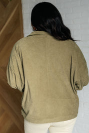 Andree by Unit Corduroy Jacket Olive | Jackets Daverri Fashions