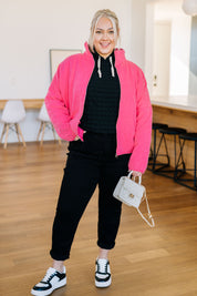 Davi & Dani Mineral Wash Quilted Jacket