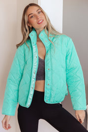 Bibi Mock Neck Puffer Jacket | Jackets Daverri Fashions