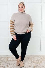 Super Seasonal Patchwork Waffle Knit Sweater | Sweaters Daverri Fashions