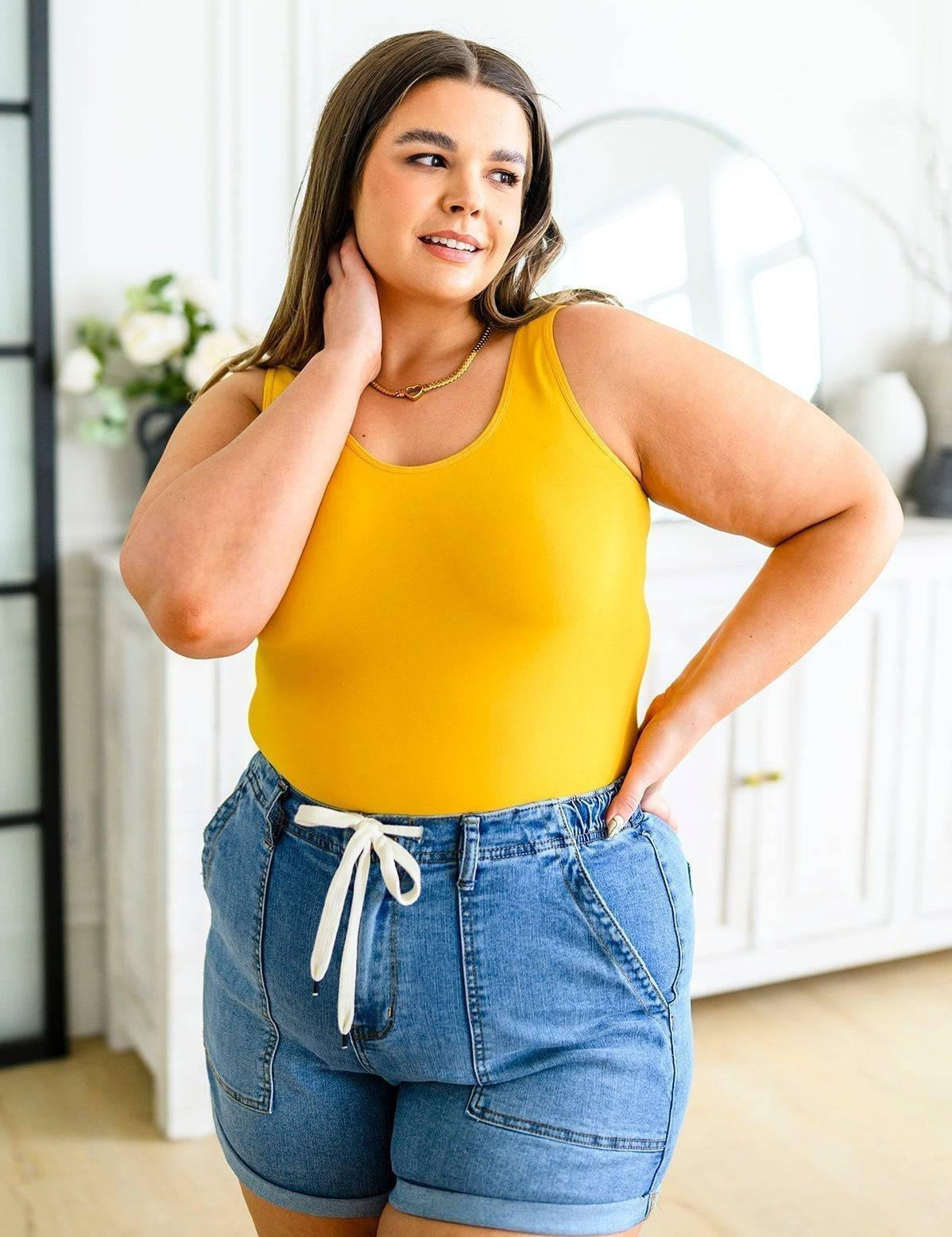 Reversible Longline Tank Top | Tank Tops Daverri Fashions