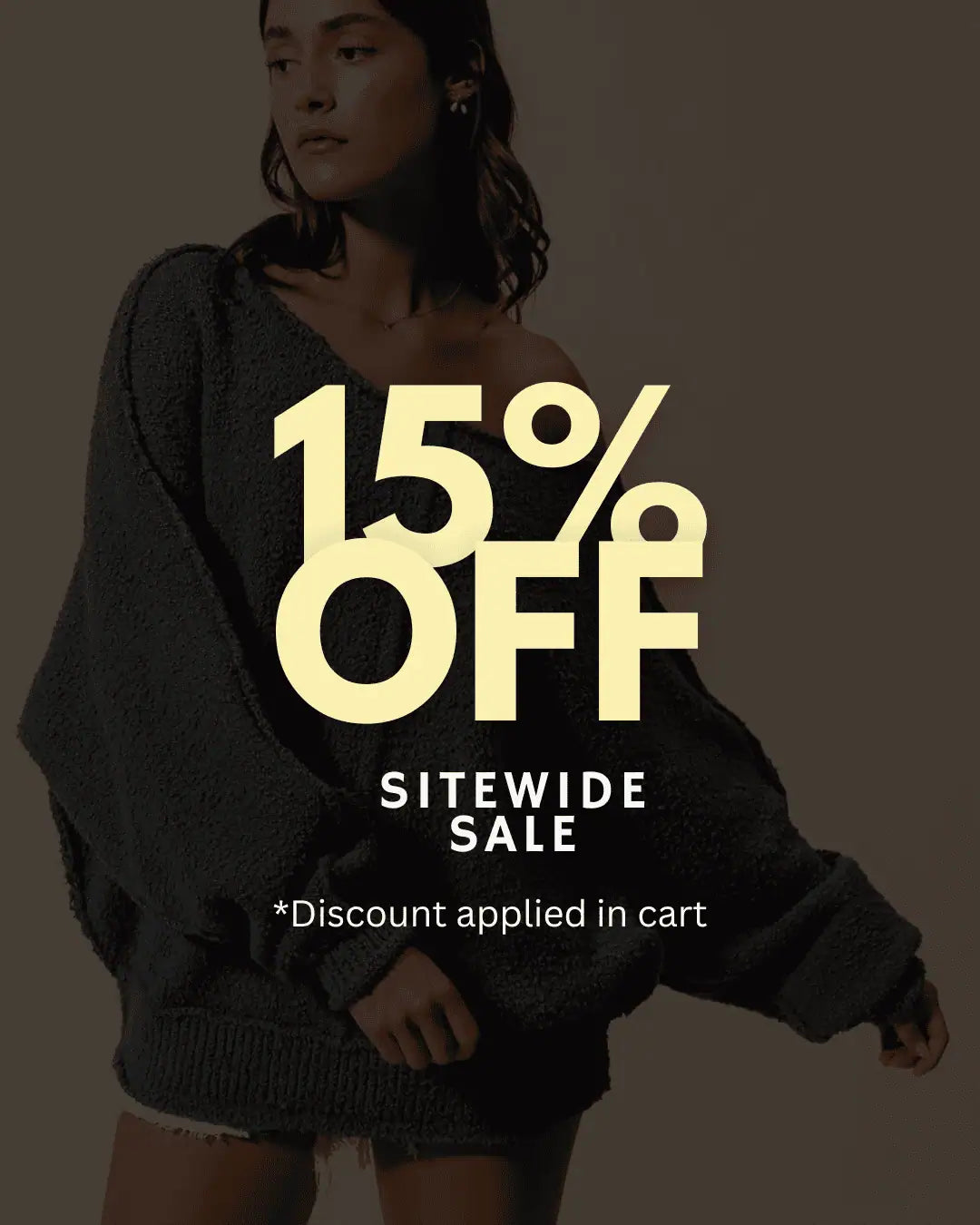 15%off promo banner