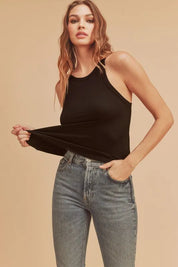 Aemi + Co Lightweight Ribbed Tank | Daverri Fashions