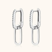 Silver One Size 925 Sterling Silver Moissanite Earrings | Sterling Silver Earrings Daverri Fashions