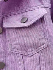 Full Size Cropped Denim Jacket Plus Size | Jackets Daverri Fashions