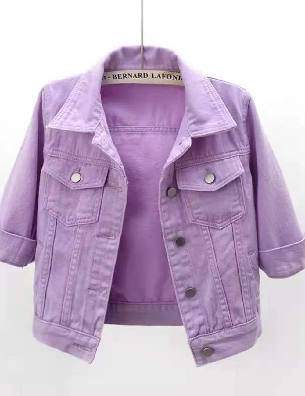 Full Size Cropped Denim Jacket Plus Size | Jackets Daverri Fashions