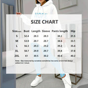 Leggings & Nope Not Today Oversized Split Hem Hoodie Loungewear Set | Loungewear Sets Daverri Fashions