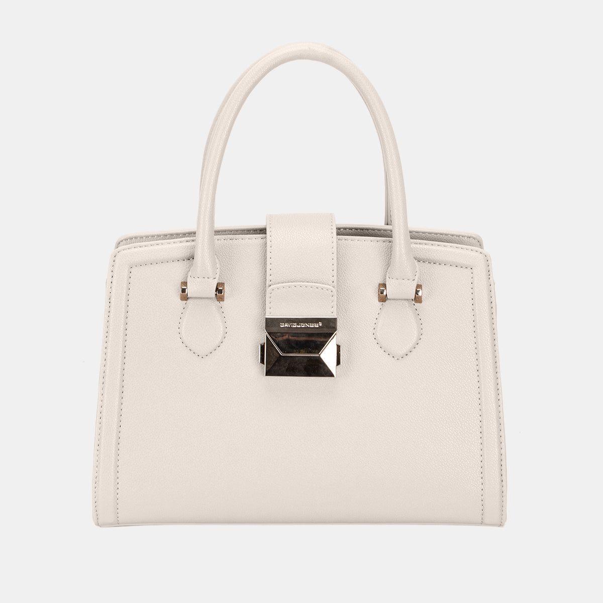 Creamy White One Size David Jones Faux Leather Handbag | Handbags Daverri Fashions