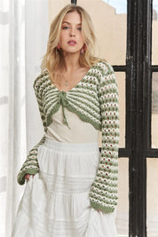 SAGE IVORY ADORA Long Sleeves Sweater Top | Sweaters Daverri Fashions
