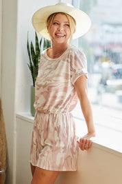 BiBi Camo Print French Terry Romper with Side Pockets | Rompers Daverri Fashions