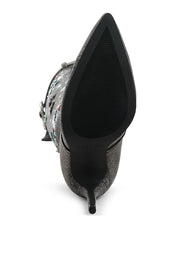 Cornik Multi Color Stones Denim Boots | Boots Daverri Fashions