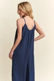 ADORA Wide Leg Casual Cami Jumpsuit | Daverri Fashions