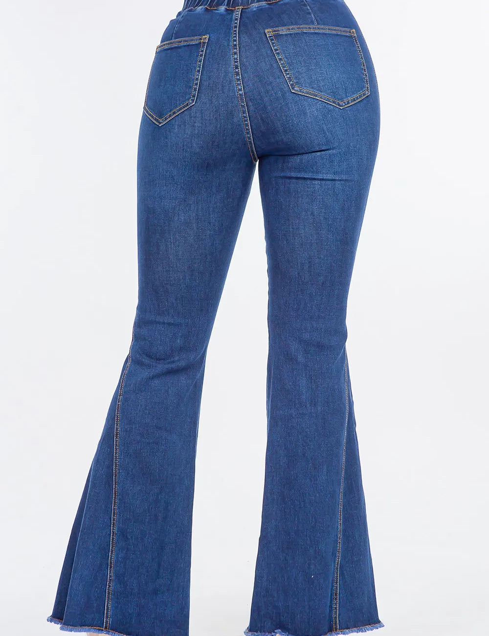 American Bazi High Waist Curvy Flare Jeans | Jeans Daverri Fashions