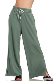 DK FOREST Zenana Scuba Drawstring Pants Dk Forest | Loungewear Bottoms Daverri Fashions