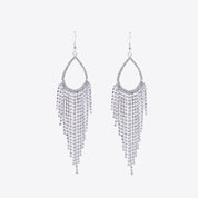 Glam Drop Crystal Waterfall Dangle Earrings | Earrings Daverri Fashions