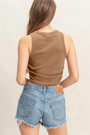 HYFVE Mineral Wash Rib Knit Tank | Tank Tops Daverri Fashions