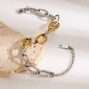 18K Gold-Plated Stainless Steel Bracelet | Bracelets Daverri Fashions