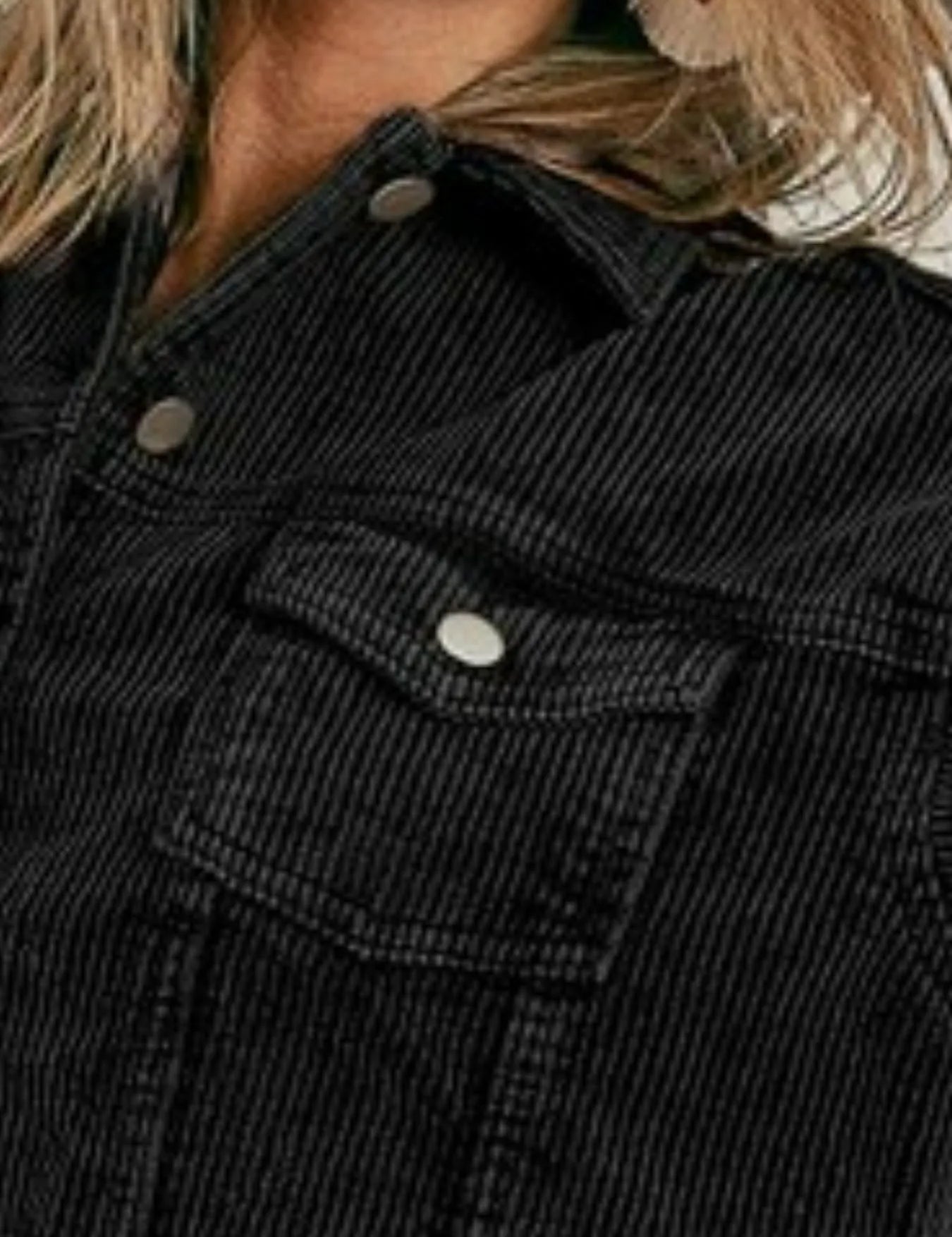BiBi Vintage Washed Corduroy Jacket | Jackets Daverri Fashions