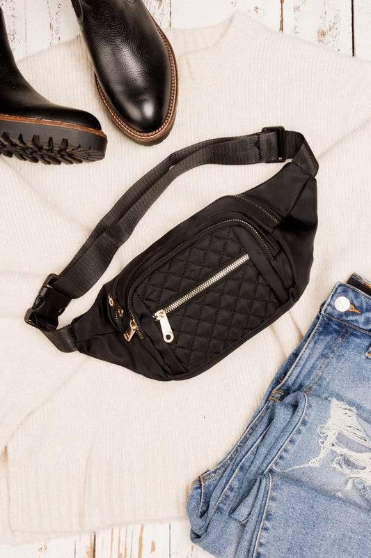 Quilted crossbody sling bag | Handbags Daverri Fashions