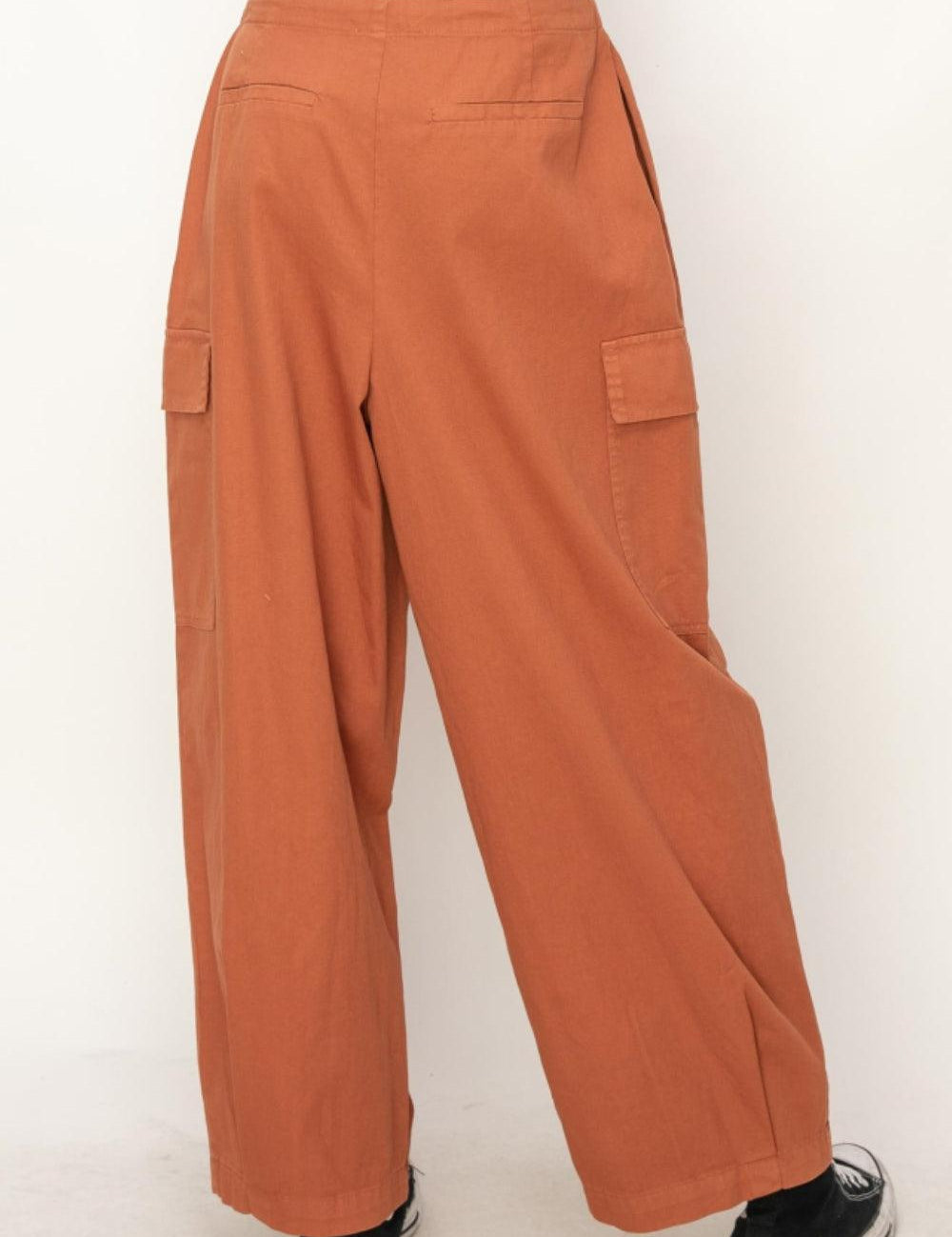 HYFVE Drawstring Cargo Wide Leg Pants | Pants Daverri Fashions