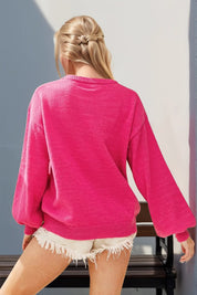 Double Take Full Size Sequin Nutcracker Long Sleeve Sweater | Sweaters Daverri Fashions