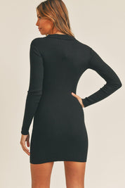 Mable Button Up Ribbed Mini Shirt Dress | Daverri Fashions