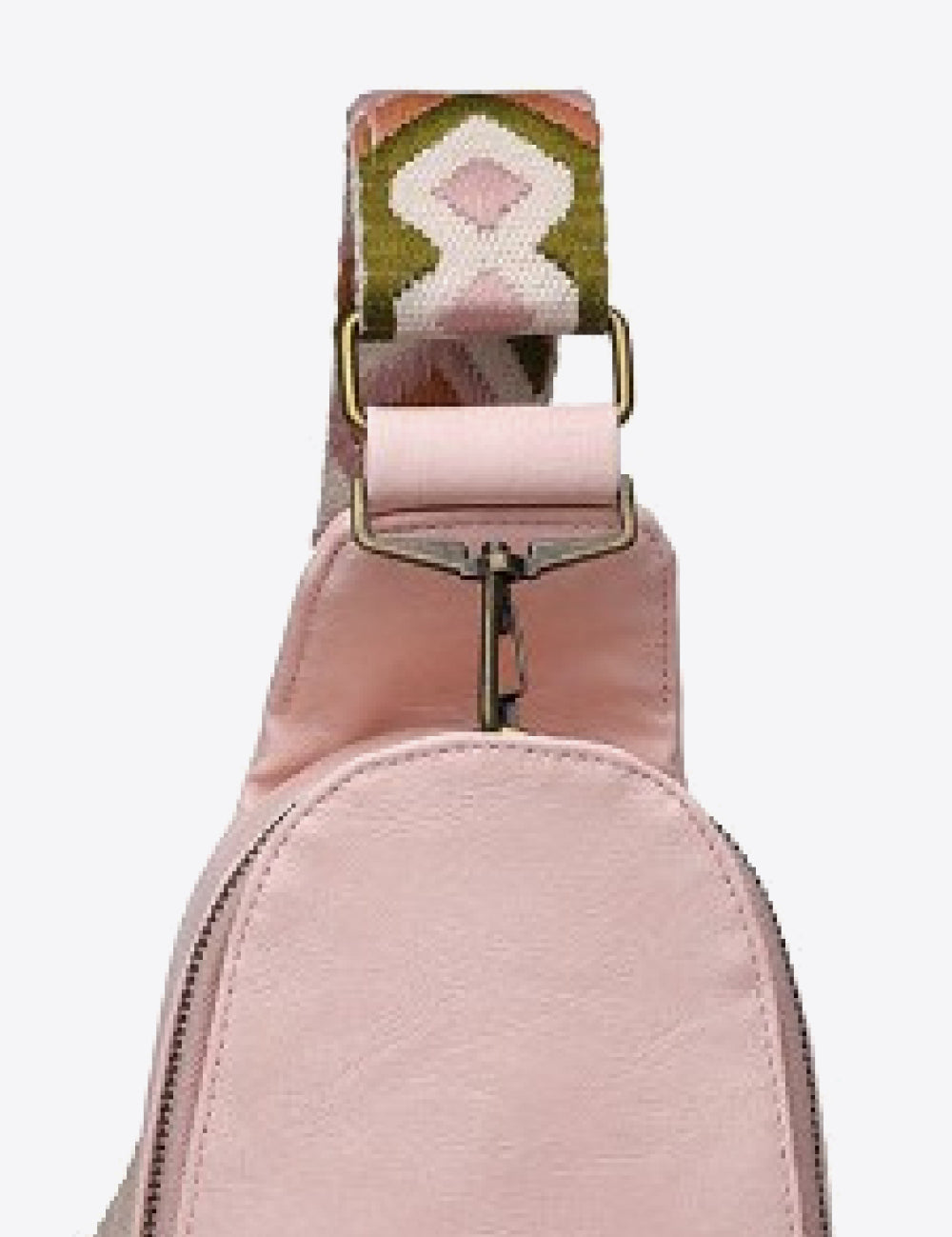 Abstract Pattern Adjustable Strap Vegan Leather Sling Bag | Cross Body Bags Daverri Fashions