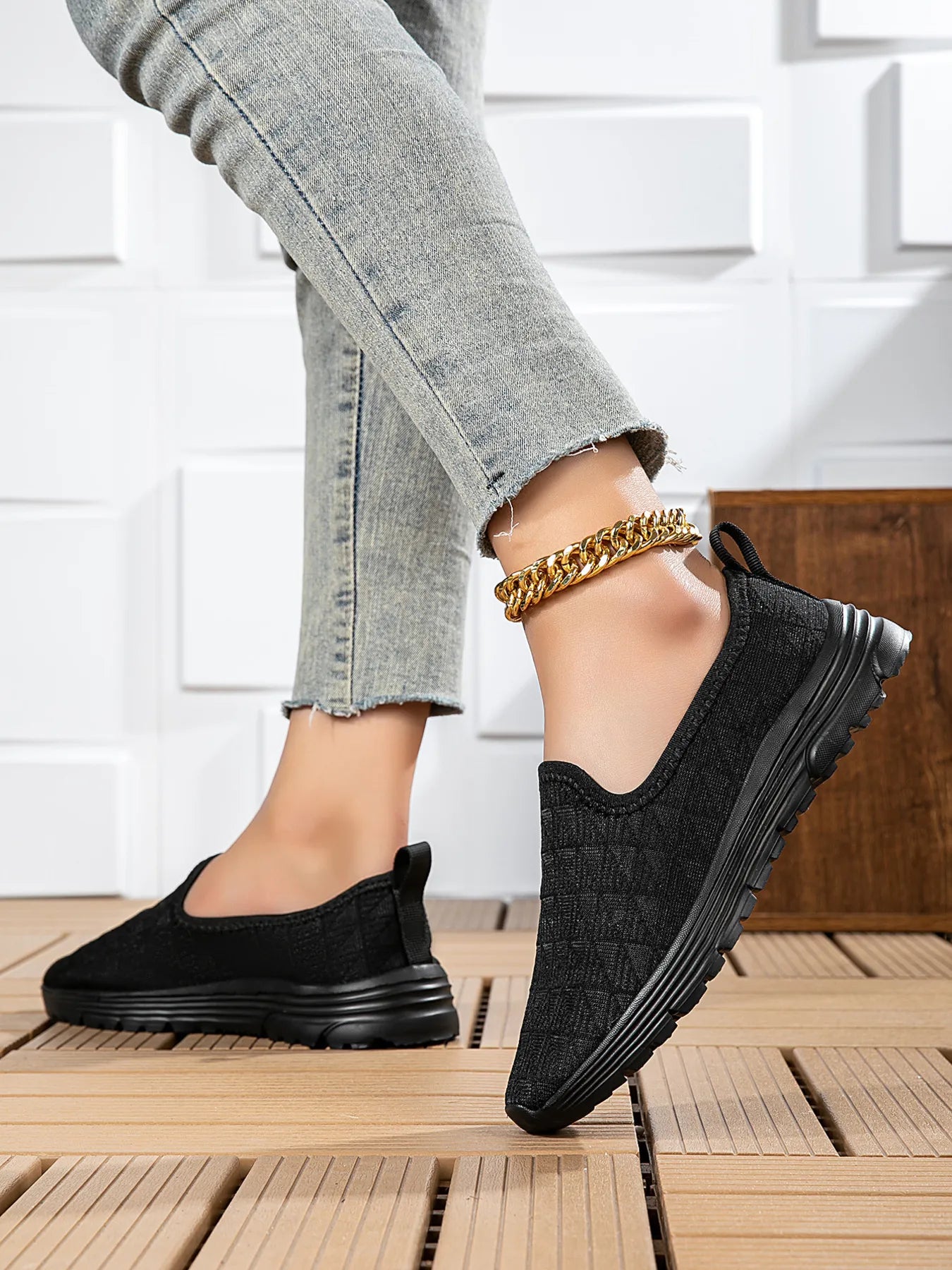 Breathable Mesh Slip-On Sneakers | Sneakers Daverri Fashions