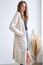 ADORA 2tone Sweater Open Cardigan | Sweaters Daverri Fashions