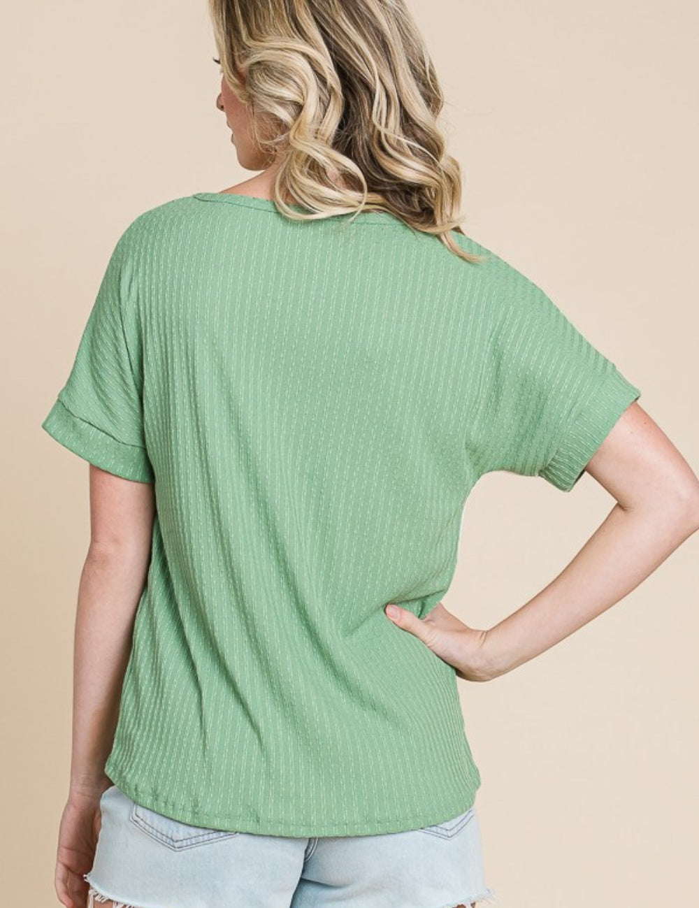 BOMBOM Color Block Short Sleeve T-Shirt | Daverri Fashions