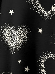 FAM-FAM Heart Printed V-Neck Tank | Tank Tops Daverri Fashions
