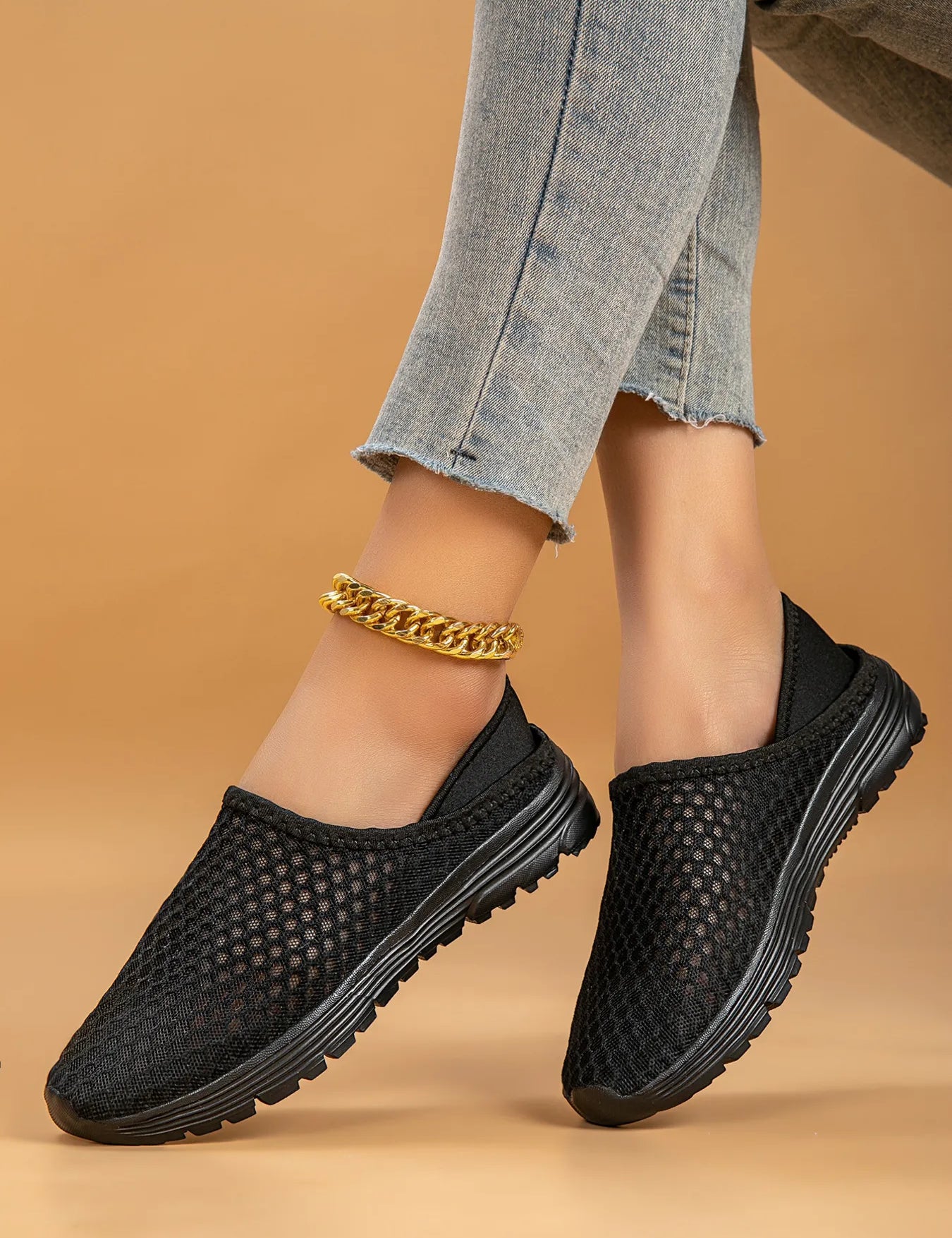 Breathable Mesh Slip-Ons | Sneakers Daverri Fashions