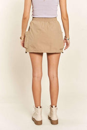 ADORA Drawstring Skort with Pockets | Skorts Daverri Fashions