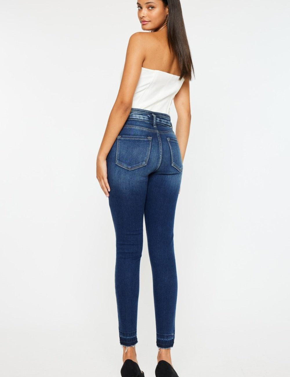Kancan Full Size High Rise Ankle Skinny Jeans | Daverri Fashions