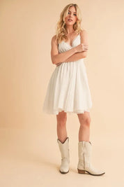 Aemi+Co Lace Detail Mini Cami Dress | Daverri Fashions