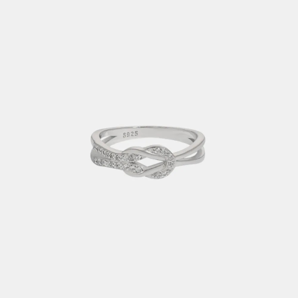 Silver Zircon 925 Sterling Silver Ring | Rings Daverri Fashions
