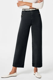 Black High Waist Jeans with Pockets | Jeans Daverri Fashions