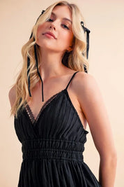Aemi+Co Lace Detail Mini Cami Dress | Daverri Fashions
