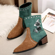 Sami Western Cowboy Boots with Embroidered Design | Boots Daverri Fashions