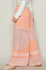 POL Drawstring Elastic Waistband Wide-Leg Pants | Pants Daverri Fashions