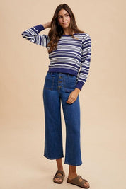 Annie Wear Button Fly High Waist Jeans | Daverri Fashions