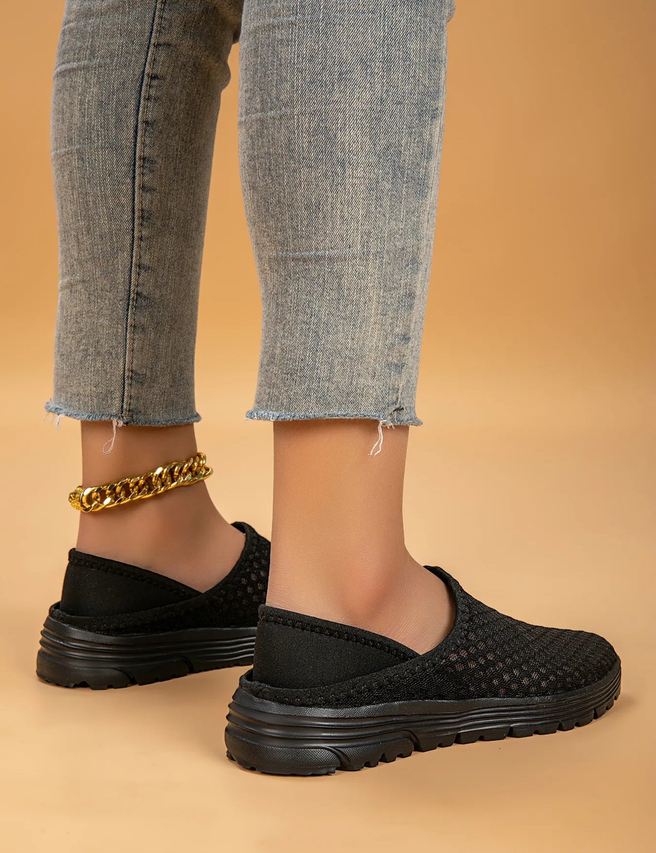 Breathable Mesh Slip-Ons | Sneakers Daverri Fashions