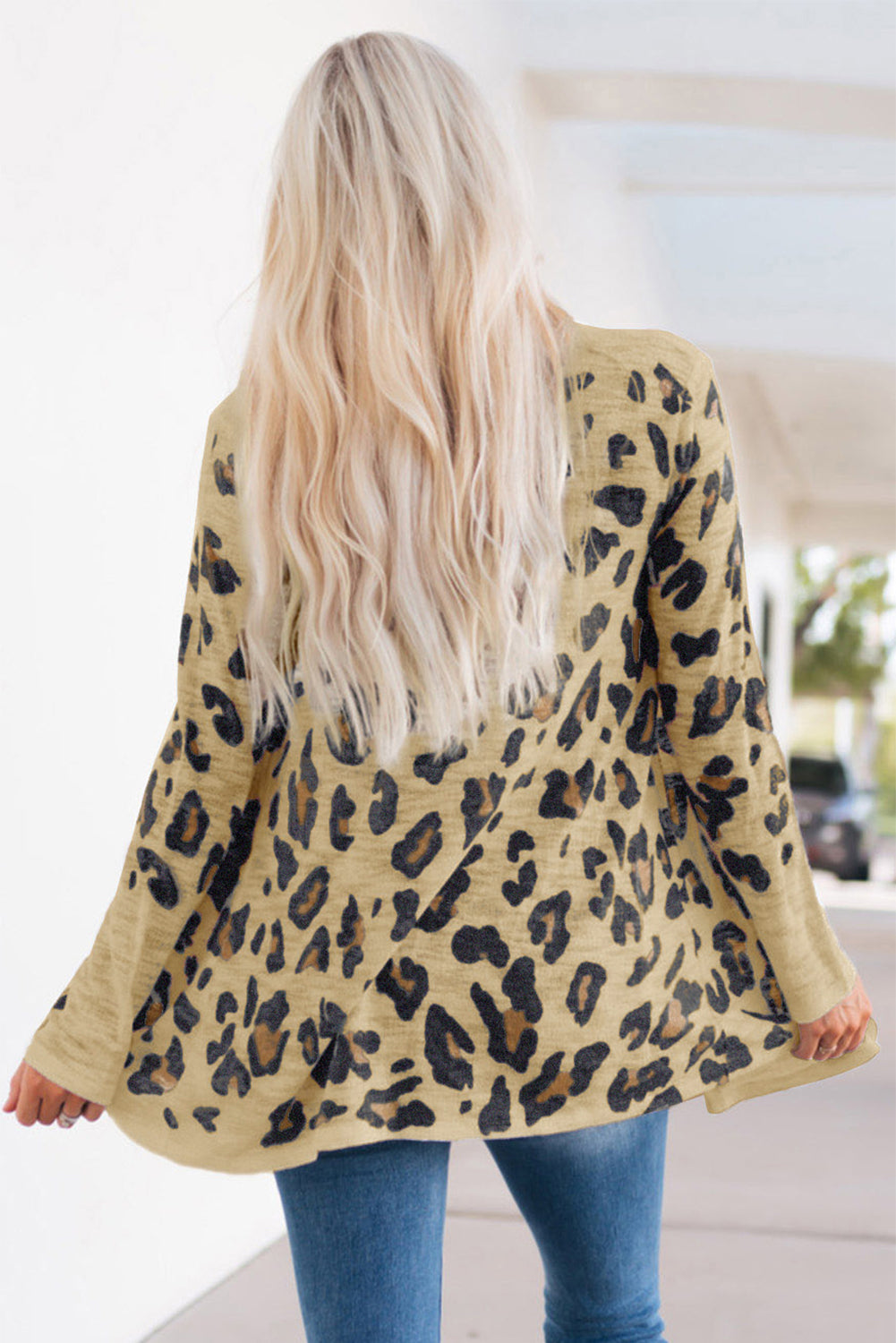 Printed Long Sleeve Cardigan | Cardigans Daverri Fashions