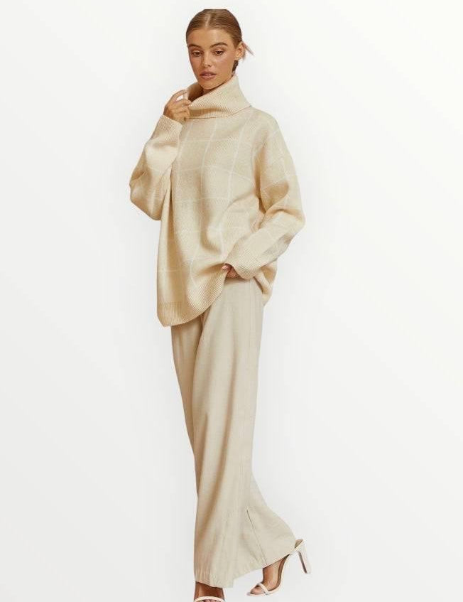 Oversized cowl neck sweater | Sweaters Daverri Fashions