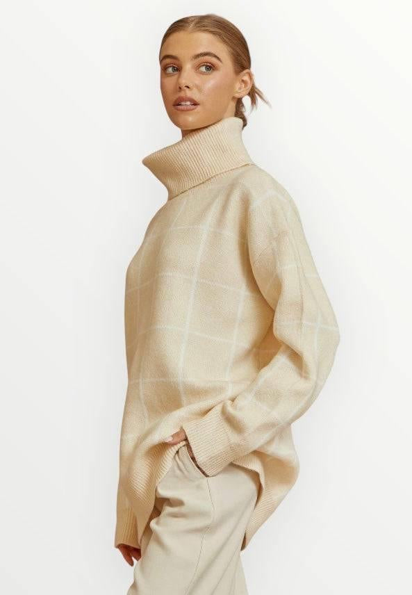 Oversized cowl neck sweater | Sweaters Daverri Fashions