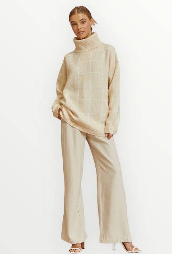 Oversized cowl neck sweater | Sweaters Daverri Fashions